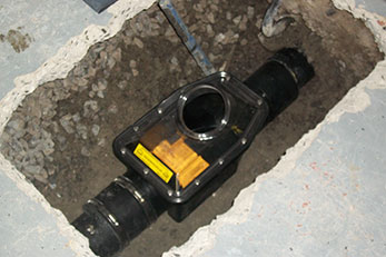Commercial main line and washroom plumbing upgrades